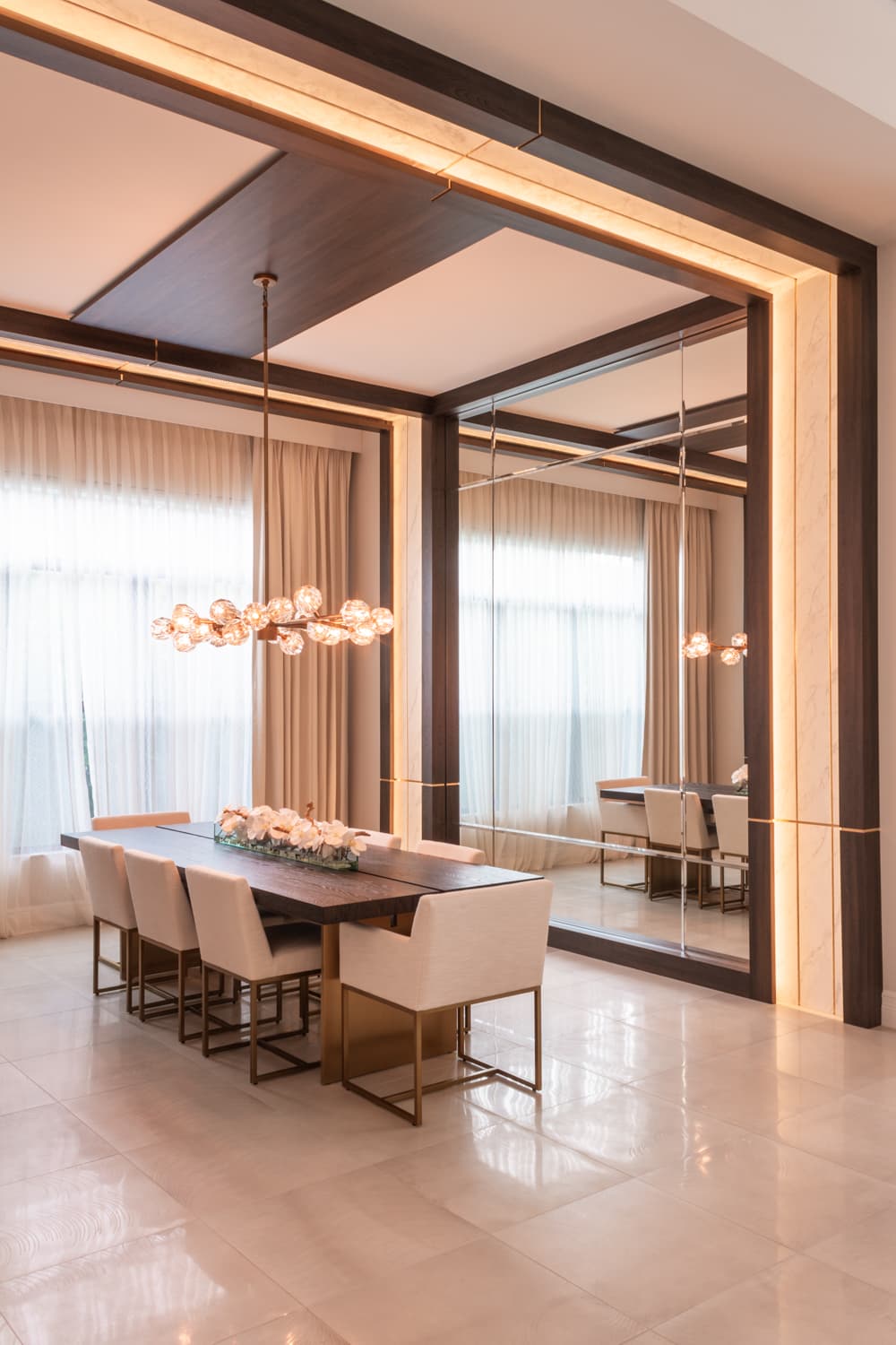 Delray Dining Room Built-Ins view 2