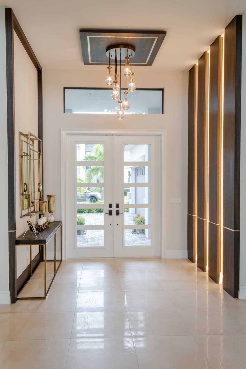 Delray Foyer Display Wall view 3